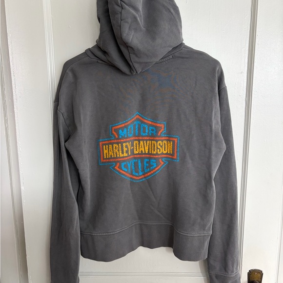 Harley-Davidson Genuine MotorClothes Gray Hoodie - Picture 3 of 6